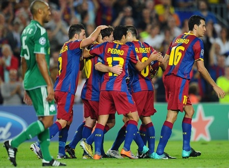 Messi lập cú đúp, Barca ngược dòng đè bẹp Panathinaikos - 4