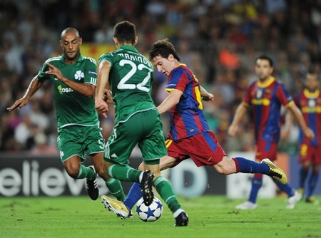 Messi lập cú đúp, Barca ngược dòng đè bẹp Panathinaikos - 2