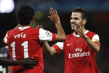 Fabregas tiếc rẻ khi không lập hat-trick, Wenger ngất ngây - 1 Fabregas tiếc rẻ khi không lập hat-trick, Wenger ngất ngây - 1