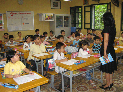 Thí điểm dạy ngoại ngữ bậc tiểu học: Lực bất tòng tâm! - 1 Thí điểm dạy ngoại ngữ bậc tiểu học: Lực bất tòng tâm! - 1