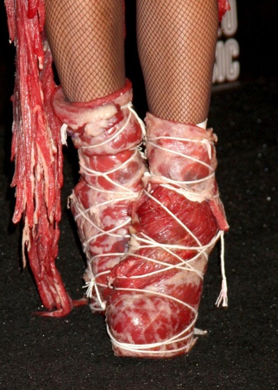 Váy của Lady Gaga làm từ thịt sống 100% - 6 Váy của Lady Gaga làm từ thịt sống 100% - 6