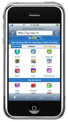 iNET ra mắt kênh thông tin giải trí WAP 3G - 1 iNET ra mắt kênh thông tin giải trí WAP 3G - 1
