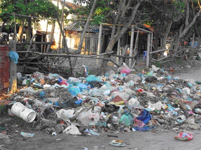 Cửa Lò ngập trong rác - 4