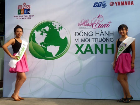 Miss Teen hồ hởi chung tay “Vì môi trường xanh” - 1 Miss Teen hồ hởi chung tay “Vì môi trường xanh” - 1