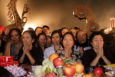 Chen chân dự lễ yểm tim, khai quang tượng Thánh Gióng - 8