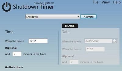 Tự động thực hiện công việc với Shutdown Timer - 2 Tự động thực hiện công việc với Shutdown Timer - 2