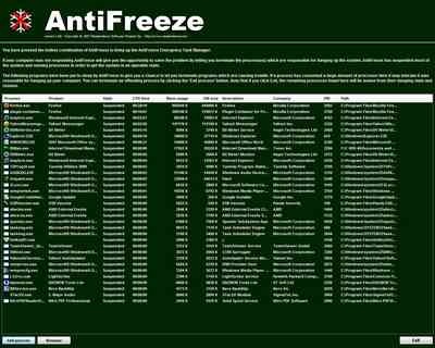 AntiFreeze - Giải pháp cứu trợ hiệu quả khi máy tính bị treo - 2 AntiFreeze - Giải pháp cứu trợ hiệu quả khi máy tính bị treo - 2