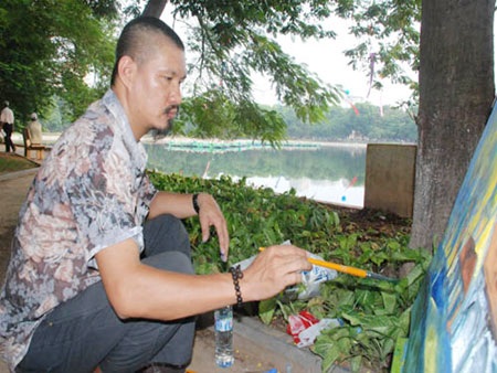 10 họa sĩ cùng vẽ “một ngày” Đại lễ - 1 10 họa sĩ cùng vẽ “một ngày” Đại lễ - 1