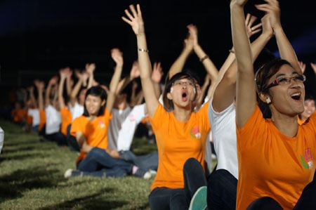 1.000 vũ công trẻ tham dự Đại nhạc hội “Sức trẻ ngàn năm” - 8 1.000 vũ công trẻ tham dự Đại nhạc hội “Sức trẻ ngàn năm” - 8