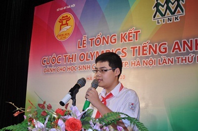 Trao giải cuộc thi Olympic Tiếng Anh học sinh THCS toàn Hà Nội - 1 Trao giải cuộc thi Olympic Tiếng Anh học sinh THCS toàn Hà Nội - 1