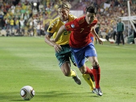 Del Bosque thầm trách phong độ đi xuống của David Villa - 1