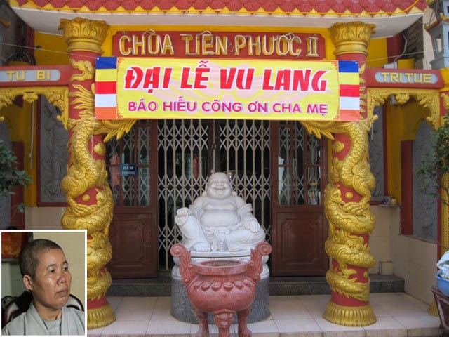 Chùa Tiên Phước 2 nằm ngoài sự quản lý của Giáo hội - 1