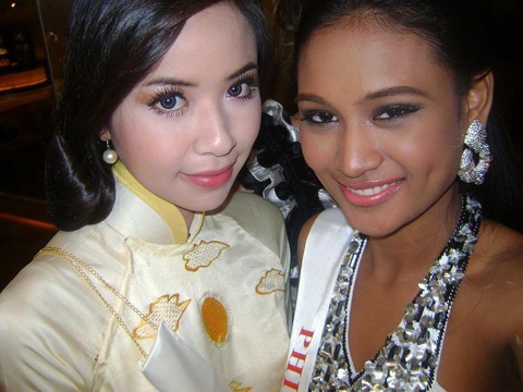 Hình ảnh mới của Kiều Khanh và người đẹp HHTG - 2