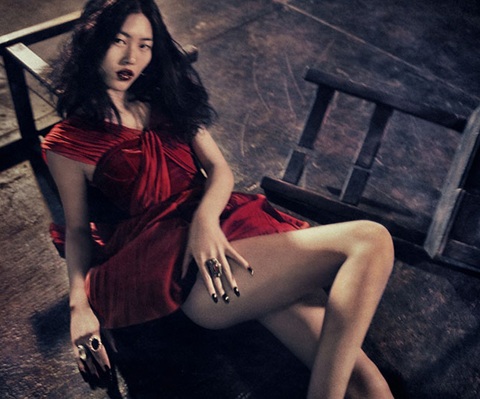 Liu Wen rực đỏ trên Muse - 1