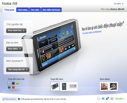 Nokia N8 chính thức cho đặt hàng với giá 10,499 triệu đồng - 1 Nokia N8 chính thức cho đặt hàng với giá 10,499 triệu đồng - 1