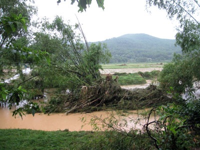 Vỡ đập thủy lợi, hàng trăm hộ dân hoảng loạn (kèm video) - 2 Vỡ đập thủy lợi, hàng trăm hộ dân hoảng loạn (kèm video) - 2