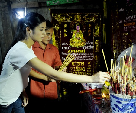 Hoa hậu Ngọc Hân và tâm sự gửi về từ vùng lũ - 1 Hoa hậu Ngọc Hân và tâm sự gửi về từ vùng lũ - 1