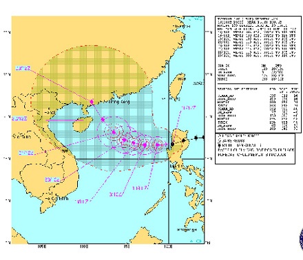 Cận cảnh “hung thần” Megi đang tiến vào biển Đông - 9 Cận cảnh “hung thần” Megi đang tiến vào biển Đông - 9