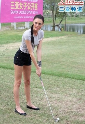 Người đẹp Hoa hậu thế giới đánh golf - 10 Người đẹp Hoa hậu thế giới đánh golf - 10