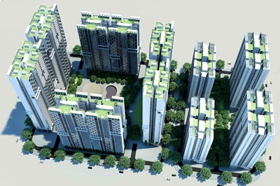 Khởi công xây dựng nhà ở cao tầng Khu đô thị Nam Trung Yên - 1 Khởi công xây dựng nhà ở cao tầng Khu đô thị Nam Trung Yên - 1