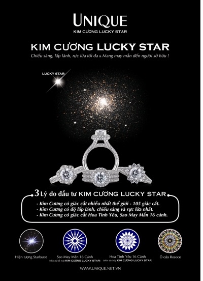 Kim Cương LUCKY STAR – Biểu tượng mới của vẻ đẹp hoàn hảo. - 1 Kim Cương LUCKY STAR – Biểu tượng mới của vẻ đẹp hoàn hảo. - 1