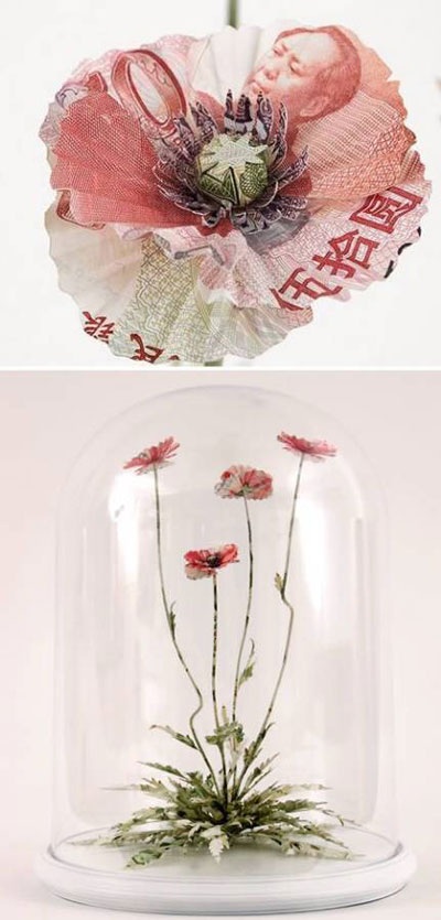 Những tác phẩm độc đáo từ tiền giấy - 9