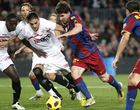 Messi lại lập cú đúp, Barca “tàn sát” Sevilla - 2 Messi lại lập cú đúp, Barca “tàn sát” Sevilla - 2