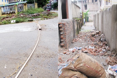 Đường vào khu biệt thự tiền tỉ như… đường làng - 1