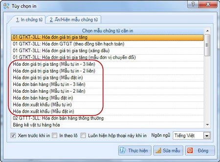 Phần mềm kế toán giúp tạo và in hóa đơn theo Nghị định 51 - 3 Phần mềm kế toán giúp tạo và in hóa đơn theo Nghị định 51 - 3