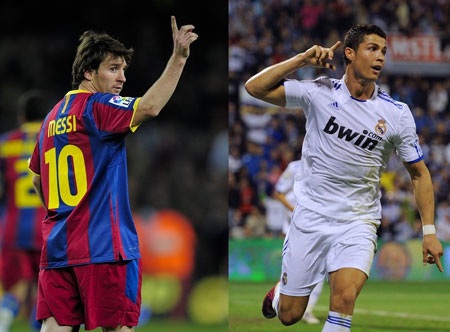 Messi và Ronaldo lại hiện diện ở ĐHTB vòng 9 Liga - 1