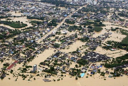 Miền nam Thái Lan lao đao vì lũ - 1