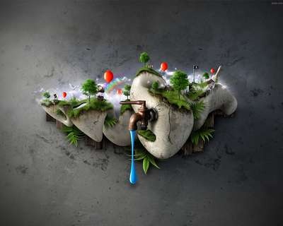 Bộ hình nền desktop 3D đẹp mắt (phần 1) - 13 Bộ hình nền desktop 3D đẹp mắt (phần 1) - 13