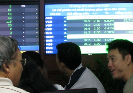 Khối lượng giao dịch đột biến, VN-Index tăng hơn 8 điểm - 1 Khối lượng giao dịch đột biến, VN-Index tăng hơn 8 điểm - 1