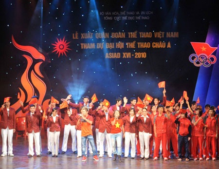 Đoàn thể thao Việt Nam tự tin bước vào Á vận hội - 2 Đoàn thể thao Việt Nam tự tin bước vào Á vận hội - 2