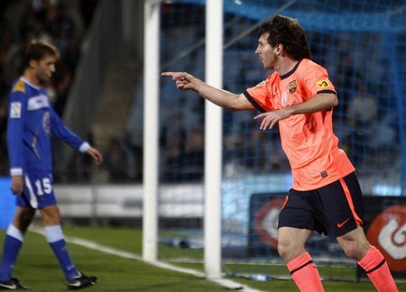 Messi tỏa sáng, Barca hạ Getafe đầy thuyết phục - 1 Messi tỏa sáng, Barca hạ Getafe đầy thuyết phục - 1