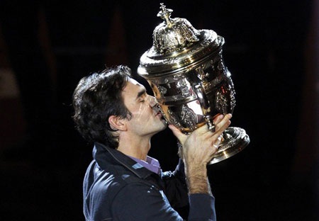 Đánh bại Djokovic, Federer đăng quang tại Basel - 1 Đánh bại Djokovic, Federer đăng quang tại Basel - 1