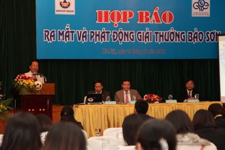 Ra mắt và phát động giải thưởng Bảo Sơn - 1 Ra mắt và phát động giải thưởng Bảo Sơn - 1