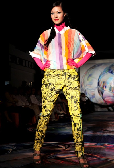 Hoa hậu Thùy Dung biến hóa trên sàn catwalk - 5 Hoa hậu Thùy Dung biến hóa trên sàn catwalk - 5