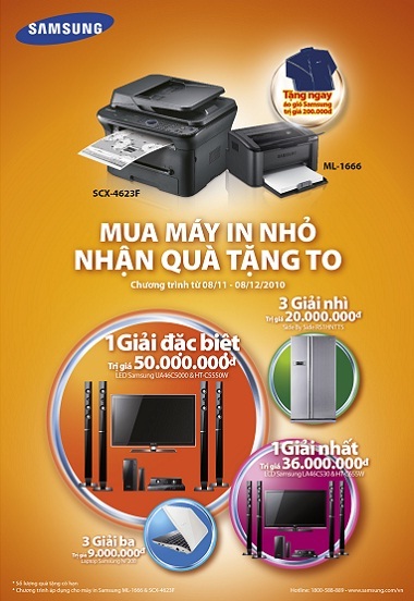 Mua máy in nhỏ – Nhận quà tặng to - 1