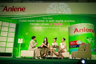 “Sao” đồng hành cùng Anlene phòng chống loãng xương - 1 “Sao” đồng hành cùng Anlene phòng chống loãng xương - 1