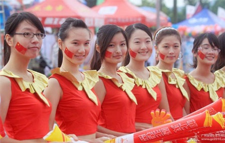 Bóng hồng Trung Quốc tô điểm cho sắc màu ASIAD 16 - 2 Bóng hồng Trung Quốc tô điểm cho sắc màu ASIAD 16 - 2