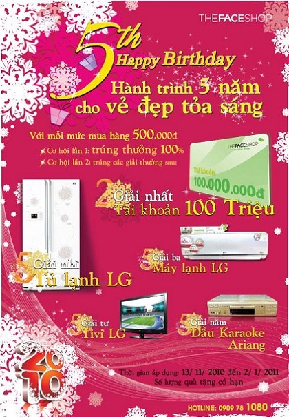THEFACESHOP – Hành trình 5 năm cho vẻ đẹp tỏa sáng - 1 THEFACESHOP – Hành trình 5 năm cho vẻ đẹp tỏa sáng - 1