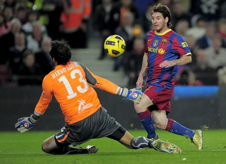 Messi lập cú đúp, Barcelona vượt ải Villarreal - 3 Messi lập cú đúp, Barcelona vượt ải Villarreal - 3