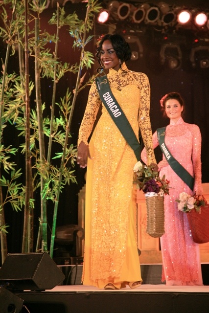 Người đẹp Hoa hậu Trái đất thướt tha với áo dài - 6