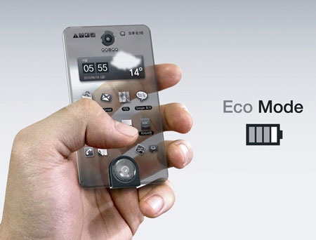 Ý tưởng điện thoại 2 màn hình AMOLED và EInk trong suốt - 1 Ý tưởng điện thoại 2 màn hình AMOLED và EInk trong suốt - 1