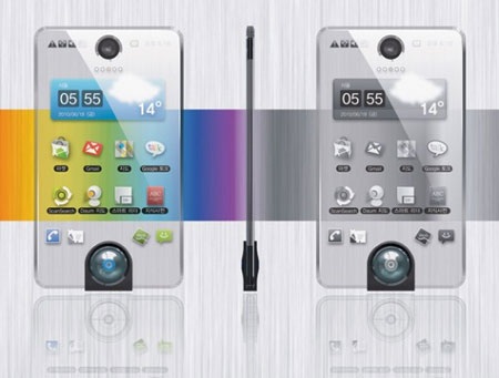 Ý tưởng điện thoại 2 màn hình AMOLED và EInk trong suốt - 2 Ý tưởng điện thoại 2 màn hình AMOLED và EInk trong suốt - 2