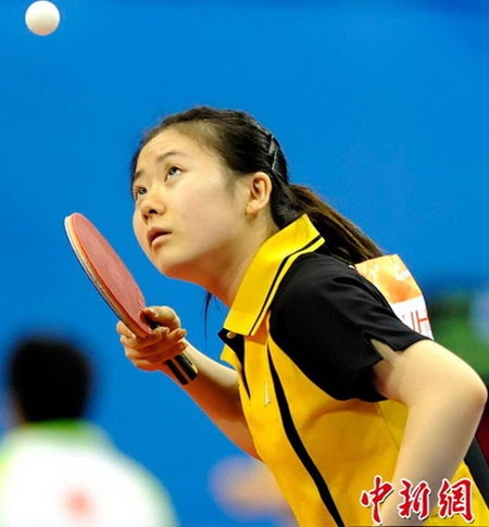 Nữ VĐV bóng bàn có gương mặt trẻ thơ nhất ASIAD 16 - 3