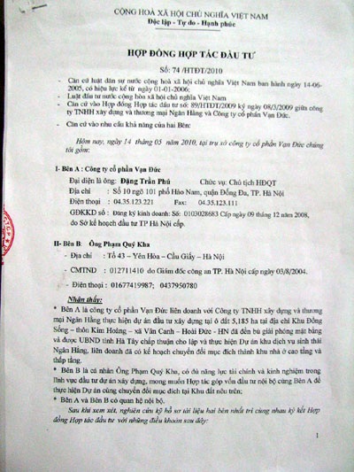 Hàng chục người “sập bẫy” “siêu lừa” bán đất trên giấy - 2 Hàng chục người “sập bẫy” “siêu lừa” bán đất trên giấy - 2