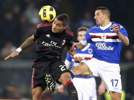 Hòa Sampdoria, AC Milan tạm dừng chuỗi trận toàn thắng - 1