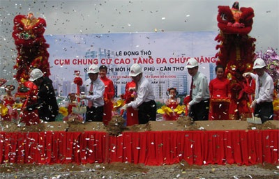 Khởi công cụm chung cư đa chức năng hiện đại nhất ĐBSCL - 1 Khởi công cụm chung cư đa chức năng hiện đại nhất ĐBSCL - 1